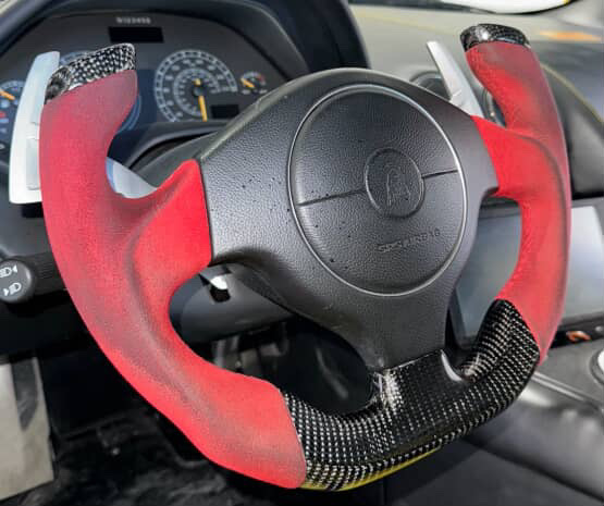 Steering wheel before